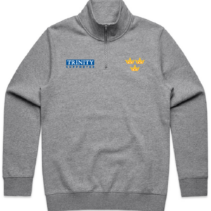 Supporter Half Zip Crew Neck Jumper